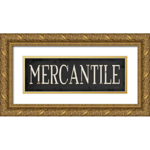 Mercantile Gold Ornate Wood Framed Art Print with Double Matting by Pugh, Jennifer