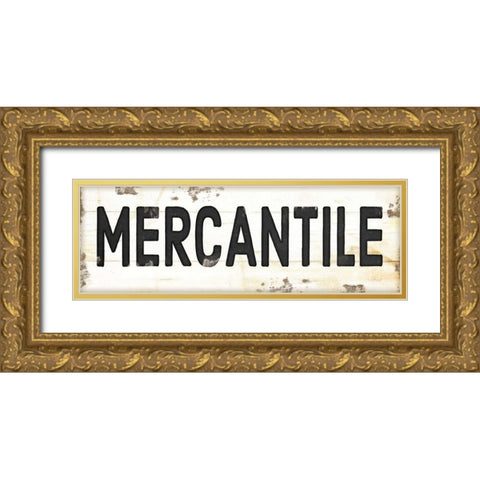 Mercantile II Gold Ornate Wood Framed Art Print with Double Matting by Pugh, Jennifer