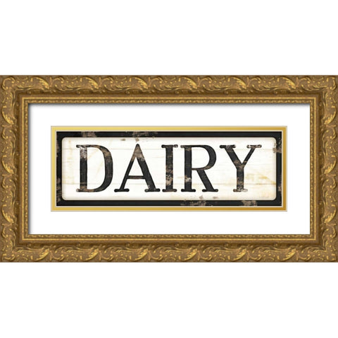 Dairy Gold Ornate Wood Framed Art Print with Double Matting by Pugh, Jennifer