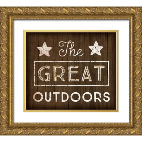 Great Outdoors Gold Ornate Wood Framed Art Print with Double Matting by Pugh, Jennifer