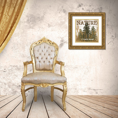 Nature Gold Ornate Wood Framed Art Print with Double Matting by Pugh, Jennifer