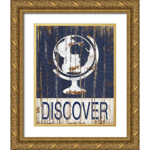 Discover Gold Ornate Wood Framed Art Print with Double Matting by Pugh, Jennifer