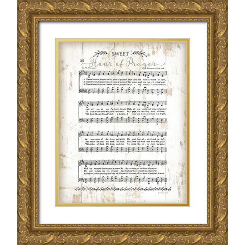 Sweet Hour of Prayer Gold Ornate Wood Framed Art Print with Double Matting by Pugh, Jennifer