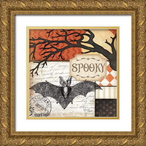 Spooky Gold Ornate Wood Framed Art Print with Double Matting by Pugh, Jennifer