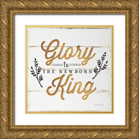 Glory Gold Ornate Wood Framed Art Print with Double Matting by Pugh, Jennifer