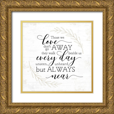 Those We Love Gold Ornate Wood Framed Art Print with Double Matting by Pugh, Jennifer