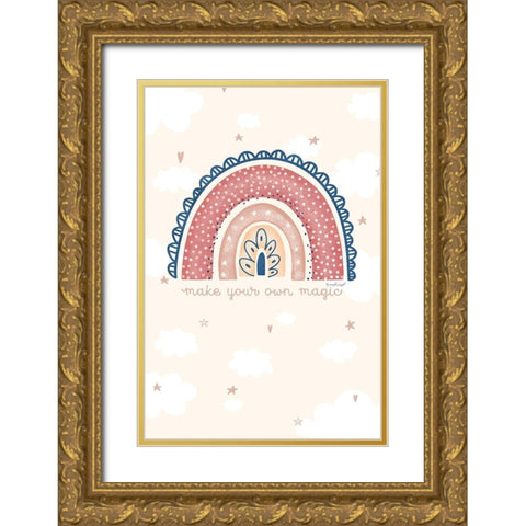 Make Your Own Magic Gold Ornate Wood Framed Art Print with Double Matting by Pugh, Jennifer