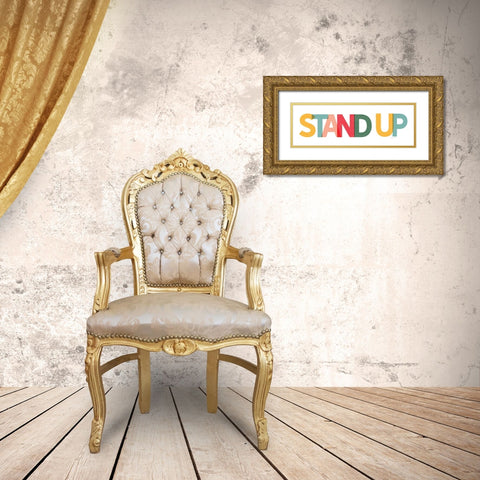 Stand Up Gold Ornate Wood Framed Art Print with Double Matting by Pugh, Jennifer