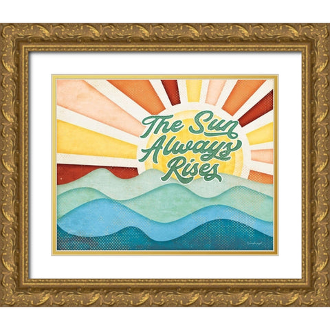 The Sun Also Rises Gold Ornate Wood Framed Art Print with Double Matting by Pugh, Jennifer