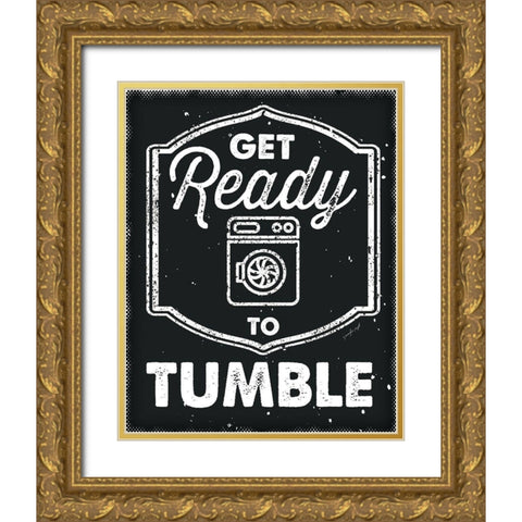 Get Ready to Tumble Gold Ornate Wood Framed Art Print with Double Matting by Pugh, Jennifer