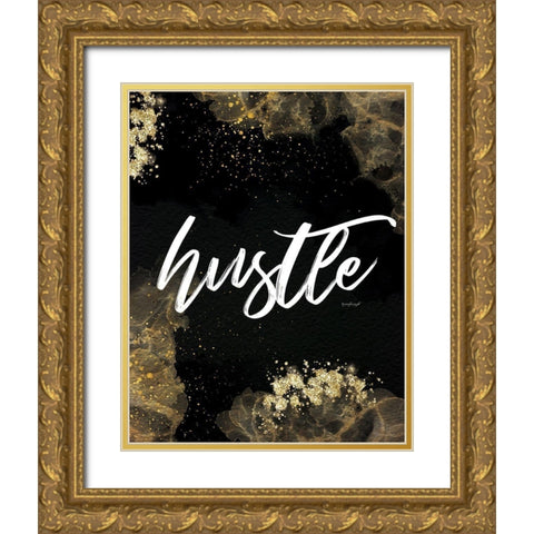 Hustle Gold Ornate Wood Framed Art Print with Double Matting by Pugh, Jennifer