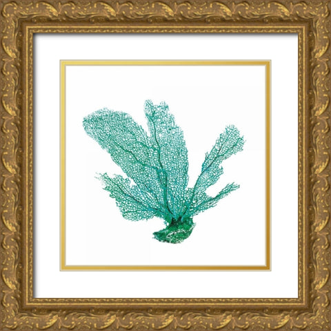 Green Sea Gold Ornate Wood Framed Art Print with Double Matting by Brando, JJ