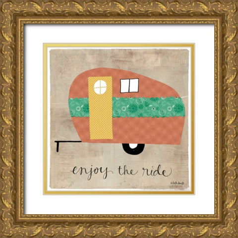 Enjoy the Ride Gold Ornate Wood Framed Art Print with Double Matting by Doucette, Katie
