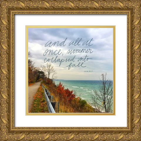 Summer to Fall Gold Ornate Wood Framed Art Print with Double Matting by Doucette, Katie