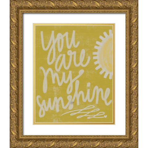 Sunshine Gold Ornate Wood Framed Art Print with Double Matting by Doucette, Katie