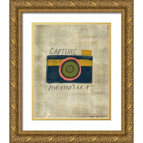 Capture Memories Gold Ornate Wood Framed Art Print with Double Matting by Doucette, Katie