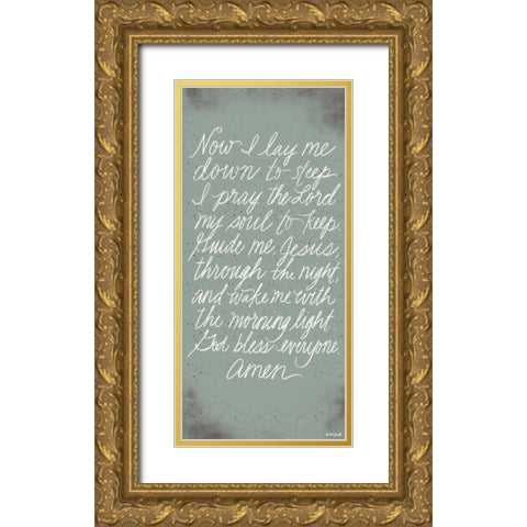 Prayer Gold Ornate Wood Framed Art Print with Double Matting by Doucette, Katie