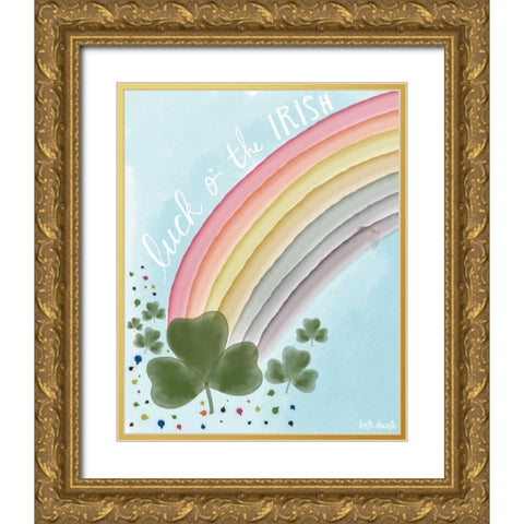 Irish Gold Ornate Wood Framed Art Print with Double Matting by Doucette, Katie