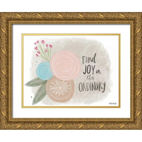 Ordinary Gold Ornate Wood Framed Art Print with Double Matting by Doucette, Katie