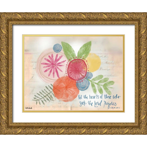 Seek the Lord Gold Ornate Wood Framed Art Print with Double Matting by Doucette, Katie