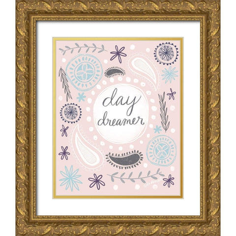 Day Dreamer Gold Ornate Wood Framed Art Print with Double Matting by Doucette, Katie