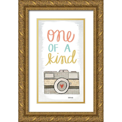 One of a Kind Gold Ornate Wood Framed Art Print with Double Matting by Doucette, Katie