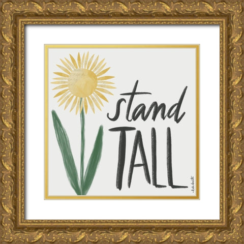 Stand Tall Gold Ornate Wood Framed Art Print with Double Matting by Doucette, Katie