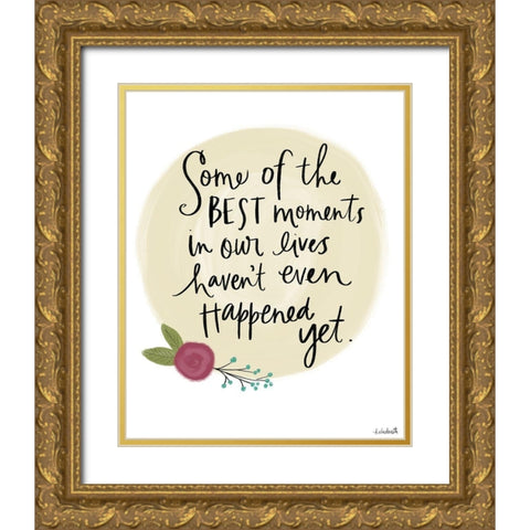 Best Moments Gold Ornate Wood Framed Art Print with Double Matting by Doucette, Katie
