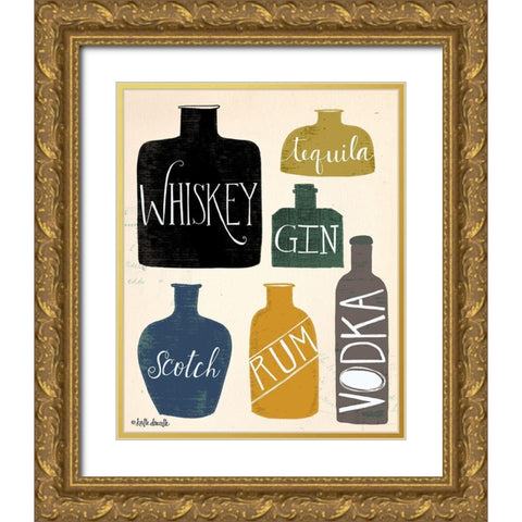 Spirits Gold Ornate Wood Framed Art Print with Double Matting by Doucette, Katie