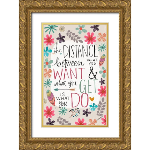 Distance Gold Ornate Wood Framed Art Print with Double Matting by Doucette, Katie