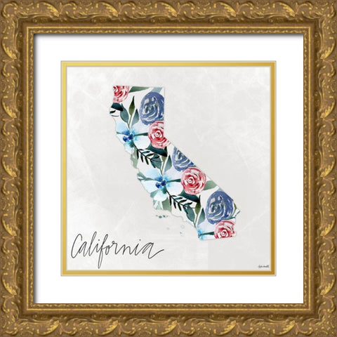 California Gold Ornate Wood Framed Art Print with Double Matting by Doucette, Katie