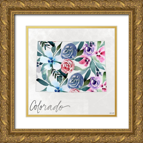 Colorado Gold Ornate Wood Framed Art Print with Double Matting by Doucette, Katie