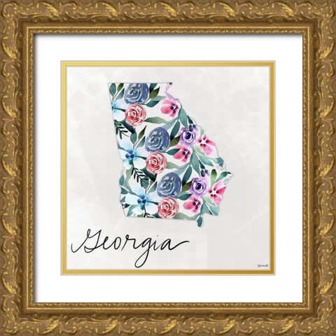 Georgia Gold Ornate Wood Framed Art Print with Double Matting by Doucette, Katie