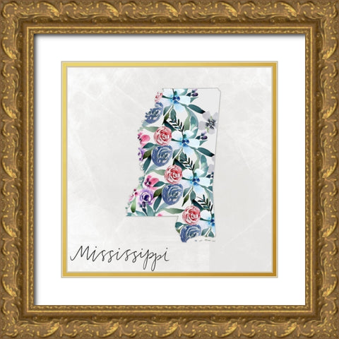 Mississippi Gold Ornate Wood Framed Art Print with Double Matting by Doucette, Katie