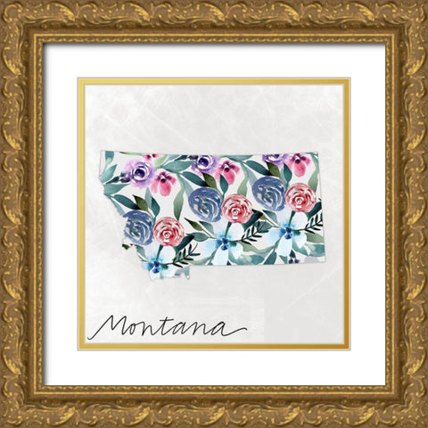 Montana Gold Ornate Wood Framed Art Print with Double Matting by Doucette, Katie