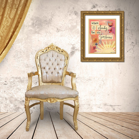 Be the Sunshine Gold Ornate Wood Framed Art Print with Double Matting by Doucette, Katie