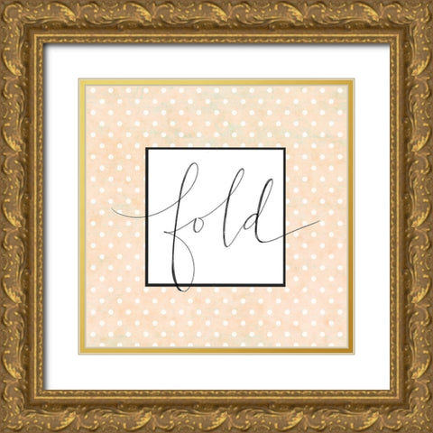 Fold Gold Ornate Wood Framed Art Print with Double Matting by Doucette, Katie