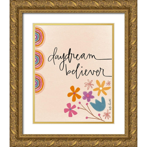 Daydream Believer Gold Ornate Wood Framed Art Print with Double Matting by Doucette, Katie