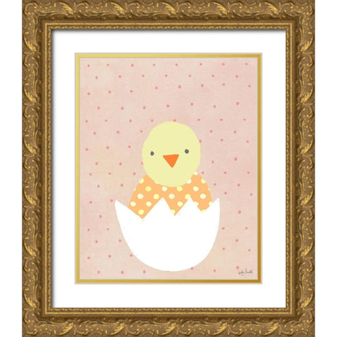 Chick Gold Ornate Wood Framed Art Print with Double Matting by Doucette, Katie