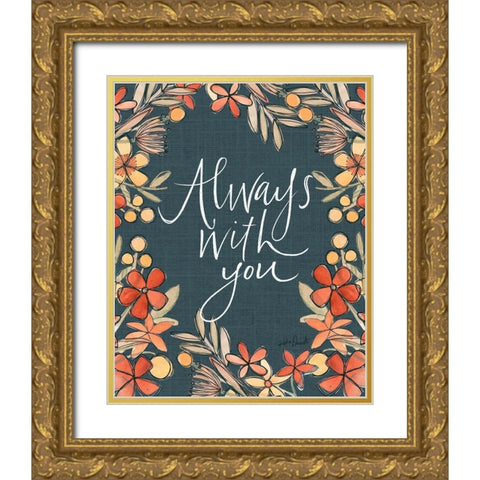 Always With You Gold Ornate Wood Framed Art Print with Double Matting by Doucette, Katie