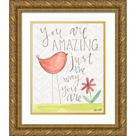 Amazing Gold Ornate Wood Framed Art Print with Double Matting by Doucette, Katie