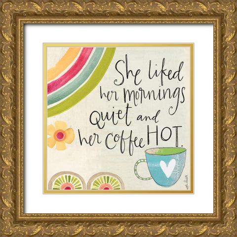 Quiet Mornings Gold Ornate Wood Framed Art Print with Double Matting by Doucette, Katie