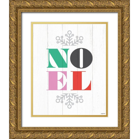 Noel   Gold Ornate Wood Framed Art Print with Double Matting by Brown, Kyra