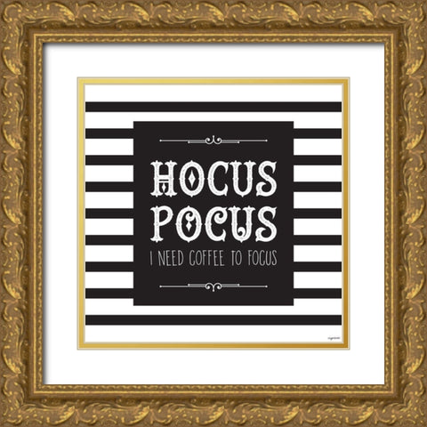 Hocus Pocus Gold Ornate Wood Framed Art Print with Double Matting by Brown, Kyra