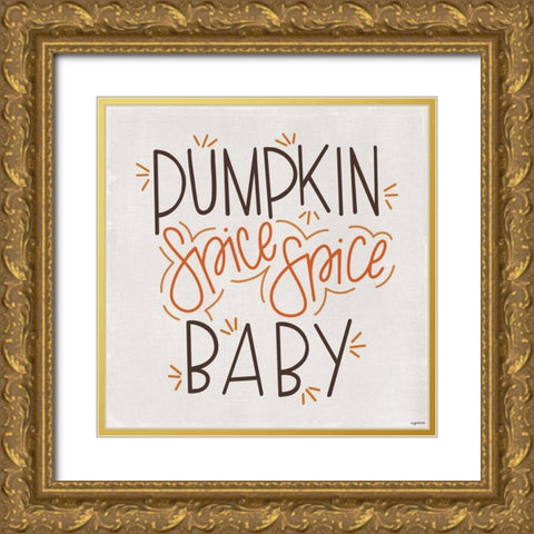 Spice Spice Gold Ornate Wood Framed Art Print with Double Matting by Brown, Kyra
