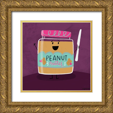 PB Jar Gold Ornate Wood Framed Art Print with Double Matting by Brown, Kyra