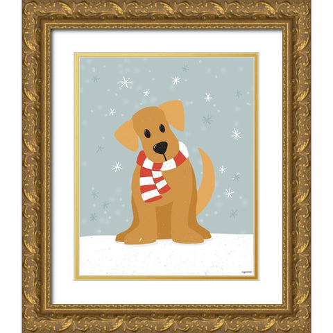 Goldie Gold Ornate Wood Framed Art Print with Double Matting by Brown, Kyra