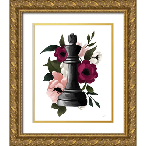 Color King Gold Ornate Wood Framed Art Print with Double Matting by Brown, Kyra