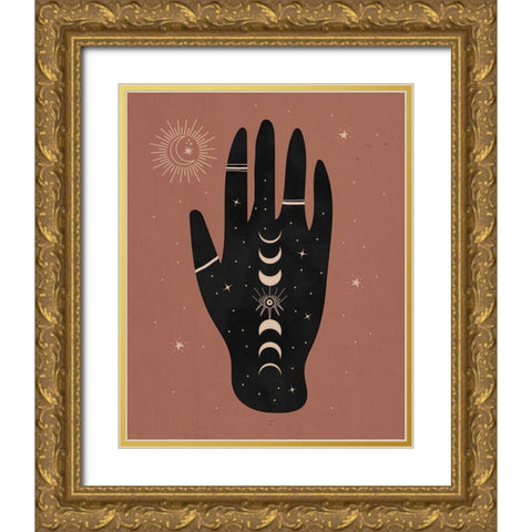 All Seeing II Gold Ornate Wood Framed Art Print with Double Matting by Blue, Nina