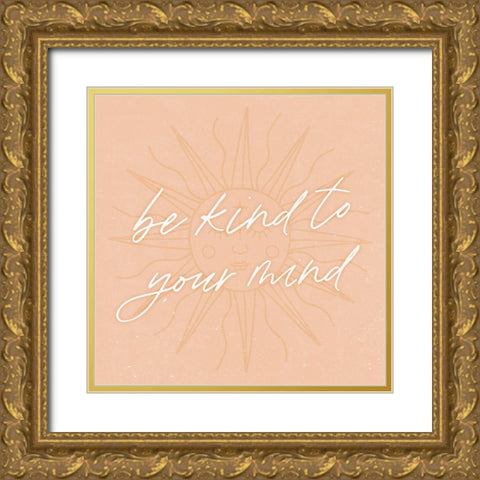 Your Mind Gold Ornate Wood Framed Art Print with Double Matting by Blue, Nina
